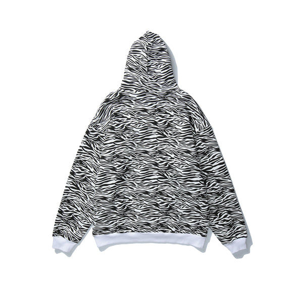 Streetwear Green Zebra Pattern Hoodies Sweatshirt Hip Hop Hoodie Autumn Harajuku Pullover Oversize Unisex Clothes | Vimost Shop.