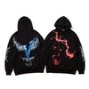 Men Blue Lightning Hoodie Sweatshirt Hip Hop Streetwear Hoodie Pullover Harajuku Autumn Winter Hoodies Cotton | Vimost Shop.
