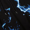 Men Blue Lightning Hoodie Sweatshirt Hip Hop Streetwear Hoodie Pullover Harajuku Autumn Winter Hoodies Cotton | Vimost Shop.
