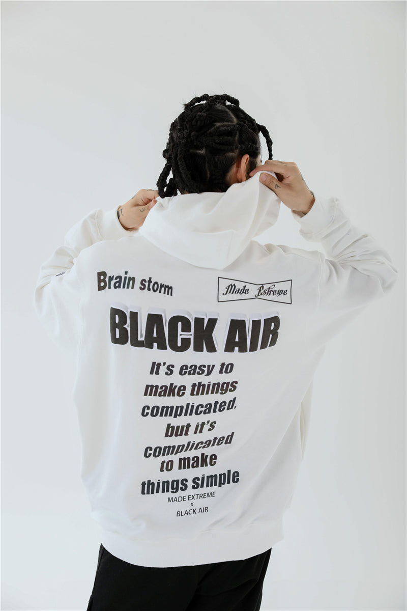 Reflective Astronaut Angel Print Sweatshirts Hoodies Autumn Men Casual Funny Pullover Hooded Hoodie Hip Hop Cotton Tops | Vimost Shop.