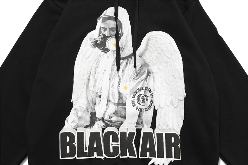 Reflective Astronaut Angel Print Sweatshirts Hoodies Autumn Men Casual Funny Pullover Hooded Hoodie Hip Hop Cotton Tops | Vimost Shop.