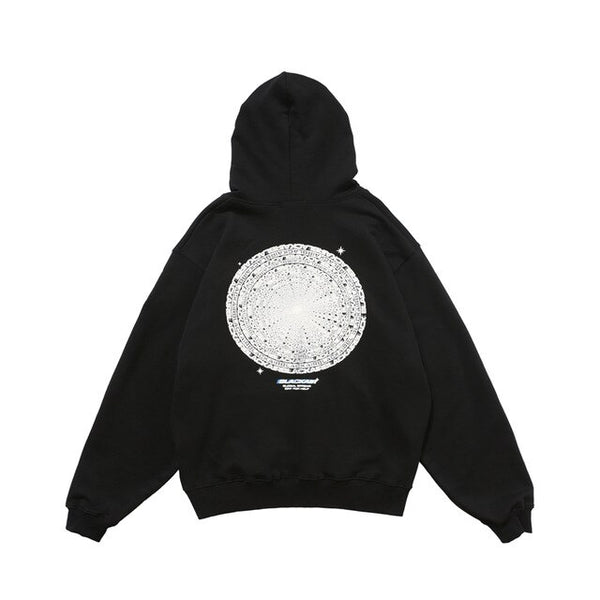 Reflective Geometry Circle Hooded Sweatshirts Hoodies Men Harajuku Casual Pullover Hoodie Hip Hop Cotton Tops | Vimost Shop.
