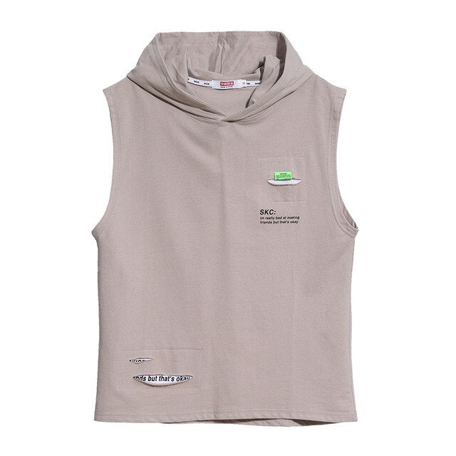 Streetwear Holes Hooded Tops Tees Shirts Summer Men Sportswear Casual Loose Hip Hop cool Hoodie Clothing | Vimost Shop.