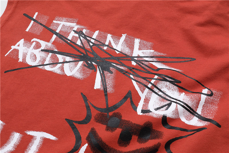 Streetwear Graffiti Hooded Tops Tees Shirts Summer Men Yellow Casual Loose Hip Hop Hoodie Clothing | Vimost Shop.