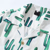 Summer Fashion Full Cactus Print Hawaiian Shirts Streetwear Hip Hop Casual Tropical Beach Short Sleeve Shirt Men Tops | Vimost Shop.