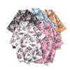 Arrival Men's Flower Shirt Hawaiian Camicias Casual Beach Wild Shirts Printed Short-sleeve Orange Blouses Tops | Vimost Shop.