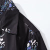 Summer Fashion Harajuku Full Devil Print Hawaiian Shirts Streetwear Hip Hop Casual Beach Short Sleeve Men Black Tops | Vimost Shop.