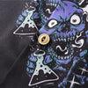 Summer Fashion Harajuku Full Devil Print Hawaiian Shirts Streetwear Hip Hop Casual Beach Short Sleeve Men Black Tops | Vimost Shop.