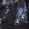 Summer Fashion Harajuku Full Devil Print Hawaiian Shirts Streetwear Hip Hop Casual Beach Short Sleeve Men Black Tops | Vimost Shop.