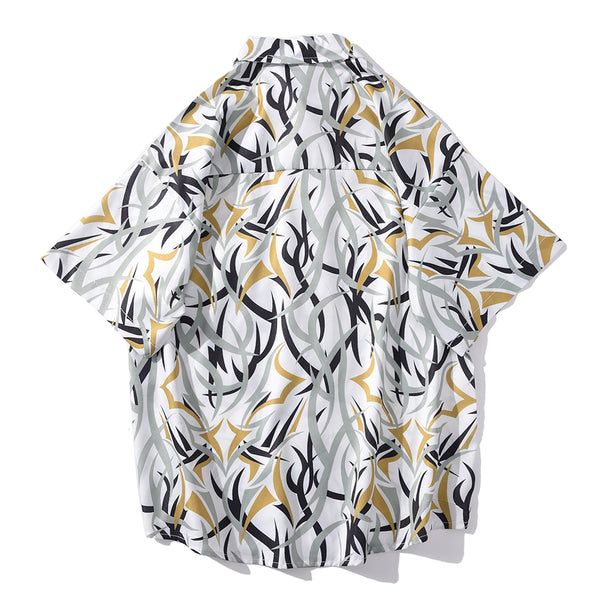 New Style Hawaiian Casual Beach Shirts Summer Hip Hop Street Camicias Short Sleeve Tops Tees | Vimost Shop.