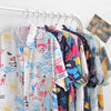 Men's Fashion Graffiti Shirt  Trend Hawaiian Casual Beach Shirts Summer Hip Hop Street Black Short Sleeve Tops Tees | Vimost Shop.