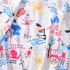 Men's Fashion Graffiti Shirt  Trend Hawaiian Casual Beach Shirts Summer Hip Hop Street Black Short Sleeve Tops Tees | Vimost Shop.