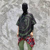 New Designer Iron Chain Print Short Sleeve Cool Shirt Summer Men Casual Hip Hop Streetwear Oversized Black Shirt | Vimost Shop.