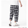 Men's  Joggers  Plaid Pants Man Black Cotton Comfortable Pant Summer Casual Streetwear Loose Trouser Japanese Trendy Sweatpants | Vimost Shop.