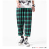 Men's  Joggers  Plaid Pants Man Black Cotton Comfortable Pant Summer Casual Streetwear Loose Trouser Japanese Trendy Sweatpants | Vimost Shop.