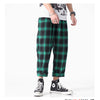 Men's  Joggers  Plaid Pants Man Black Cotton Comfortable Pant Summer Casual Streetwear Loose Trouser Japanese Trendy Sweatpants | Vimost Shop.