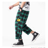 Men's  Joggers  Plaid Pants Man Black Cotton Comfortable Pant Summer Casual Streetwear Loose Trouser Japanese Trendy Sweatpants | Vimost Shop.
