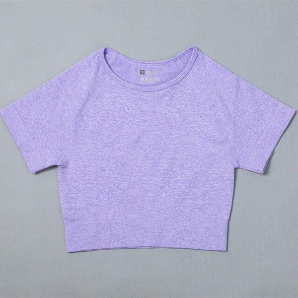 Sexy Women Casual Yoga Seamless Two Pieces Set Cami Crop Top Skinny Shorts Tracksuit High Elastic Jogger Fitness Sporty Suit | Vimost Shop.