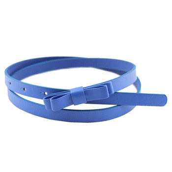 Hot Marking 1pc New Fashion Dow Candy Thin Women Pu Leather Casual Belt Cummerbund For Girl H18 Drop Shipping | Vimost Shop.