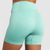 Seamless Yoga Shorts Women High Waist Fitness Workout Yoga Short Pants Push Up Hip High Elastic Sport Running Gym Shorts | Vimost Shop.