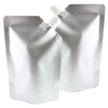 50pcs Reusable Beverage Nozzle Storage Bags Silver Stand Up Spout Pouches Metallic Mylar Milk Package Bags With Free Gift Funnel | Vimost Shop.