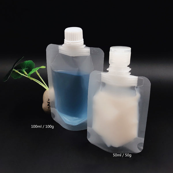 Smell Proof Plastic Bags Juice Spout Package Bags Stand Up Spout Pouches Outdoor Breast Milk Spout Storage Bags With Free Funnel | Vimost Shop.