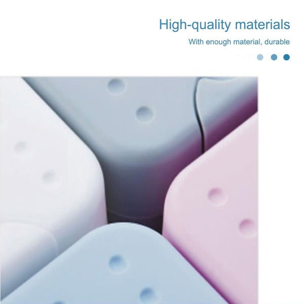 1 PC Leaf Shape Soap Box Soap Holder Dish Storage Plate Tray Bathroom Soap Holder Case Non-slip Soap Holder Bathroom Supplies | Vimost Shop.