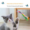 Funny dog Cat Toys Electric Rotating Colorful Butterfly Pet Scratch Toy For Cat Kitten dog cats intelligence trainning | Vimost Shop.