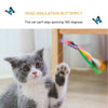 Funny dog Cat Toys Electric Rotating Colorful Butterfly Pet Scratch Toy For Cat Kitten dog cats intelligence trainning | Vimost Shop.