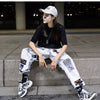 Hip hop Pants Men Loose Joggers Print Streetwear Harem Pants Big Size S-3XL Casual Harajuku Funny Print Ankle length Trousers | Vimost Shop.