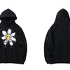 Harajuku Hoodie Sweatshirt Daisy Flower Mens Streetwear Hip Hop Hoodie Pullover Cotton Hooded Sweatshirt Fleece Winter | Vimost Shop.