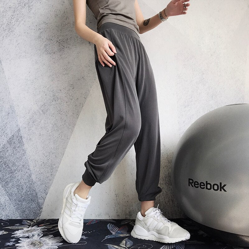 Loose Dancing Pants Female Training Running Sweatpants Quick Dry Sports Trousers Fitness Yoga Pants Casual Hip Hop Fashion | Vimost Shop.