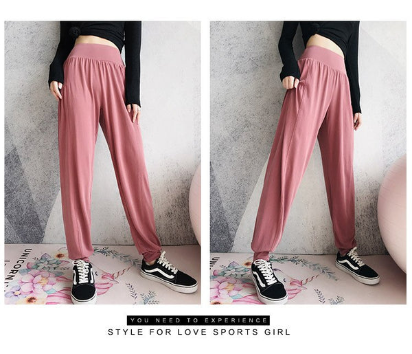 Loose Dancing Pants Female Training Running Sweatpants Quick Dry Sports Trousers Fitness Yoga Pants Casual Hip Hop Fashion | Vimost Shop.