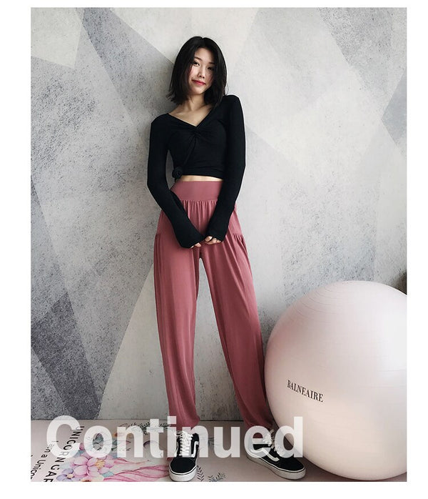Loose Dancing Pants Female Training Running Sweatpants Quick Dry Sports Trousers Fitness Yoga Pants Casual Hip Hop Fashion | Vimost Shop.