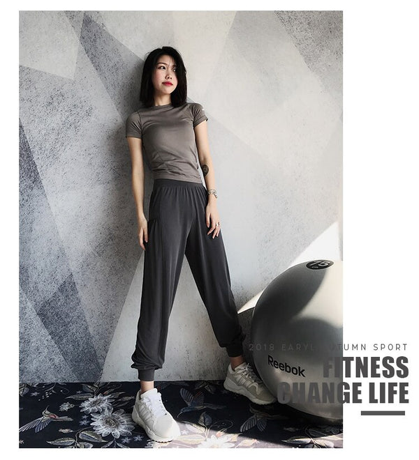 Loose Dancing Pants Female Training Running Sweatpants Quick Dry Sports Trousers Fitness Yoga Pants Casual Hip Hop Fashion | Vimost Shop.