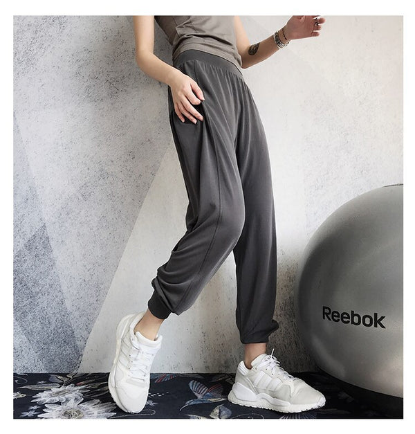 Loose Dancing Pants Female Training Running Sweatpants Quick Dry Sports Trousers Fitness Yoga Pants Casual Hip Hop Fashion | Vimost Shop.
