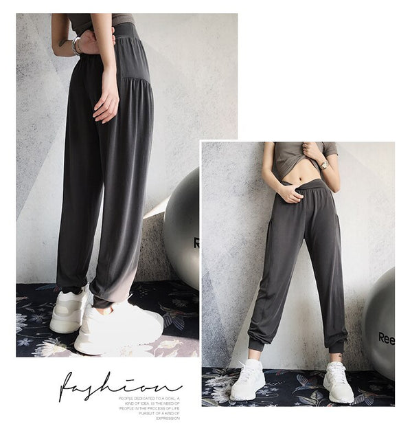 Loose Dancing Pants Female Training Running Sweatpants Quick Dry Sports Trousers Fitness Yoga Pants Casual Hip Hop Fashion | Vimost Shop.