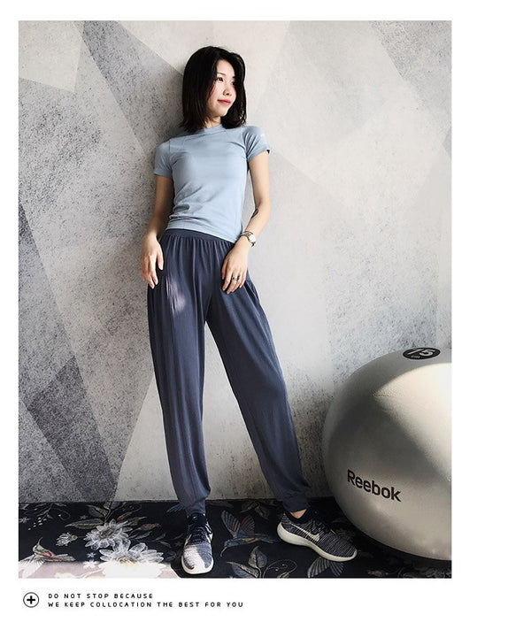 Loose Dancing Pants Female Training Running Sweatpants Quick Dry Sports Trousers Fitness Yoga Pants Casual Hip Hop Fashion | Vimost Shop.