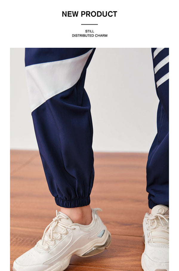 Spring Casual Athletic Pants Women's Loose-Fit Comfortable Running Trousers Breathable Quick-Dry Patchwork Sweatpants | Vimost Shop.