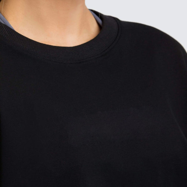 Women Casual Jogger Two Pieces Set Long Sleeve Loose Crop Top Shorts Fashion Sweater Tracksuit Yoga Suit Fitness Sporty Suit | Vimost Shop.