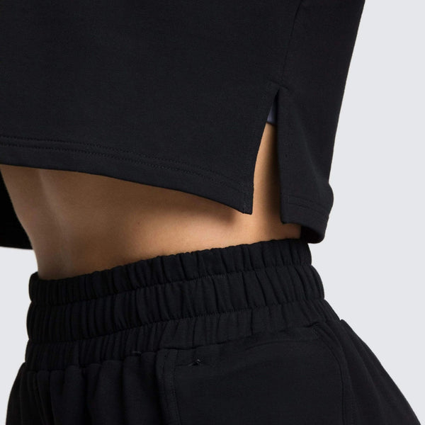 Women Casual Jogger Two Pieces Set Long Sleeve Loose Crop Top Shorts Fashion Sweater Tracksuit Yoga Suit Fitness Sporty Suit | Vimost Shop.