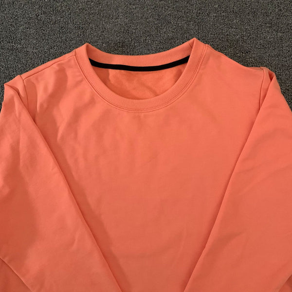 Women Casual Jogger Two Pieces Set Long Sleeve Loose Crop Top Shorts Fashion Sweater Tracksuit Yoga Suit Fitness Sporty Suit | Vimost Shop.