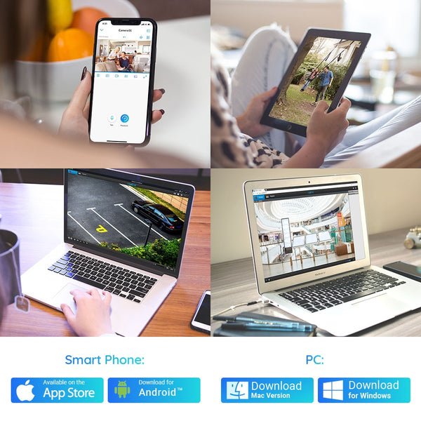 4MP wireless ip camera wifi 2.4G/5Ghz Onvif infrared night vision waterproof outdoor indoor home  surveillance RLC-410W | Vimost Shop.