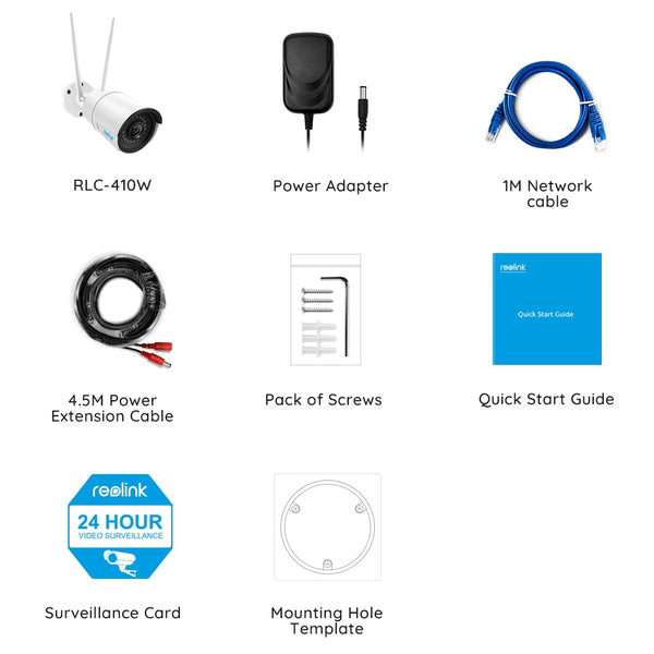 4MP wireless ip camera wifi 2.4G/5Ghz Onvif infrared night vision waterproof outdoor indoor home  surveillance RLC-410W | Vimost Shop.