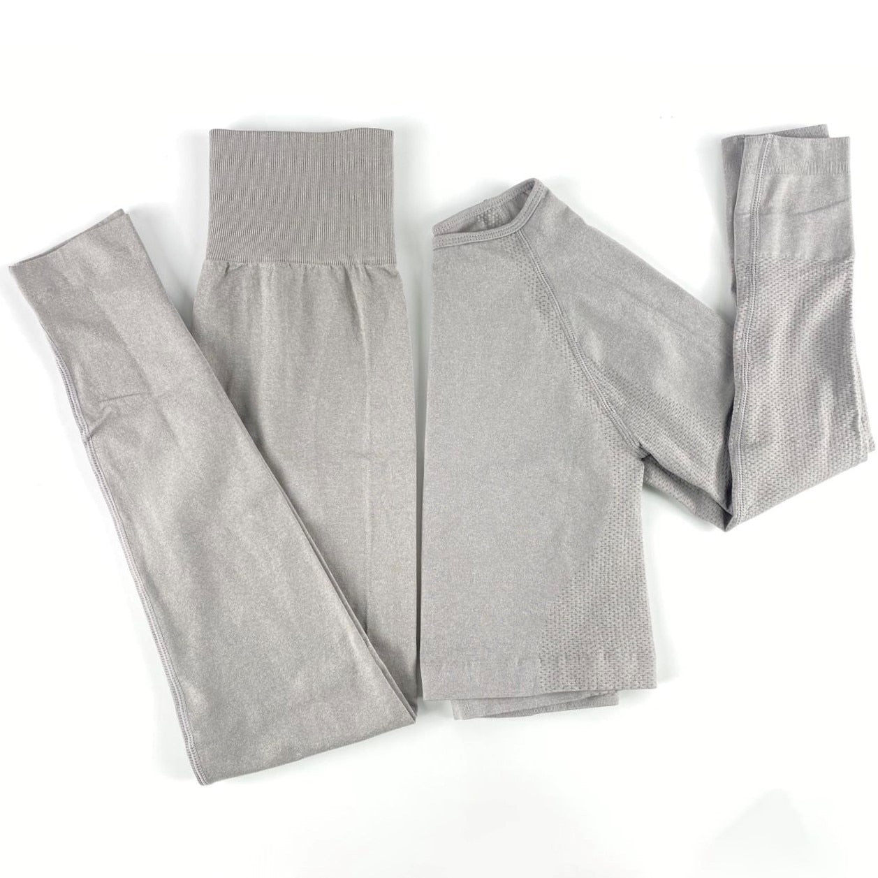 Autumn Yoga set Women Gym Clothes Seamless Fitness Sportswear Tracksuit Long Sleeve Shirts Leggings Workout Clothing Outfits | Vimost Shop.