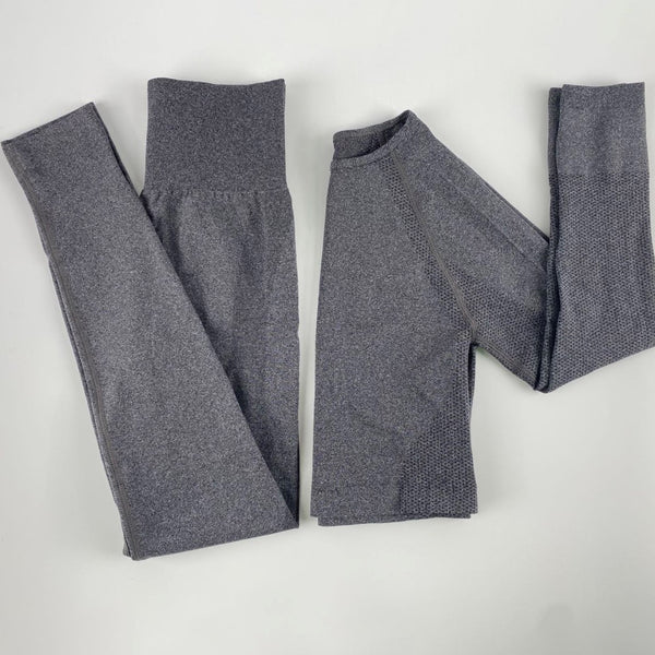 Autumn Yoga set Women Gym Clothes Seamless Fitness Sportswear Tracksuit Long Sleeve Shirts Leggings Workout Clothing Outfits | Vimost Shop.