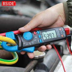 True RMS Clamp Meter 1mA Plier Ammeter Professional Car repair Digital Multimeter DC AC Current Volt Temp Capacitor Tester