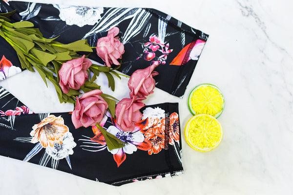 Seamless Floral Print Sports Yoga Set Gym Fitness Running Tracksuit Fashion Bra Top Leggings Set Jogging Dance Workout Clothing | Vimost Shop.