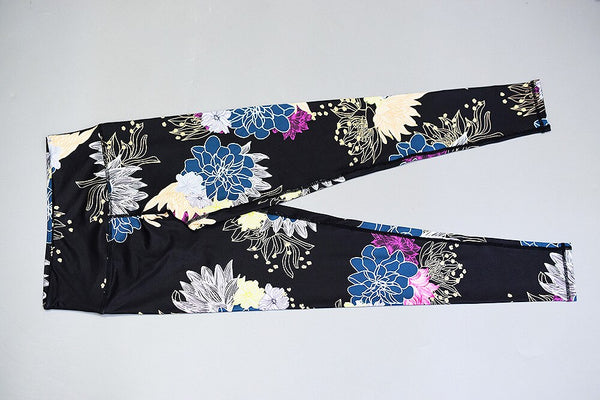 Seamless Floral Print Sports Yoga Set Gym Fitness Running Tracksuit Fashion Bra Top Leggings Set Jogging Dance Workout Clothing | Vimost Shop.