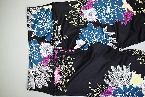 Seamless Floral Print Sports Yoga Set Gym Fitness Running Tracksuit Fashion Bra Top Leggings Set Jogging Dance Workout Clothing | Vimost Shop.